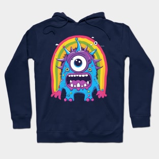 Early Morning Rainbow motivational cheer-up design Hoodie